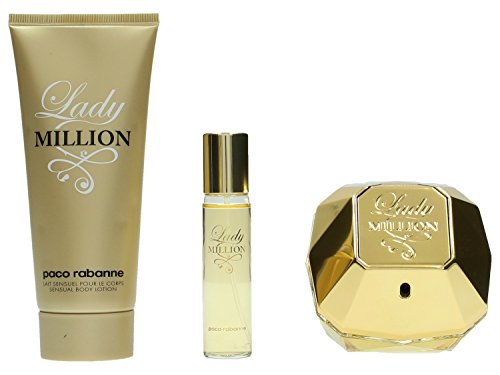 Best Price on Paco Rabanne Lady Million Gift Set 80ml EDP + 10ml EDP + 100ml Body Lotion