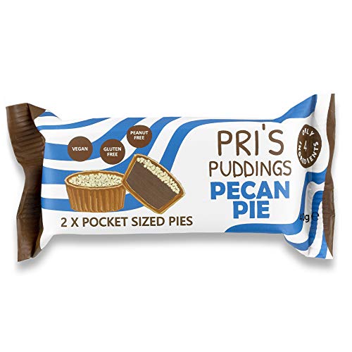 Pris PuddingsPecan PiePocket Sized Pies  Vegan  Healthy Snack  Gluten Free 40g