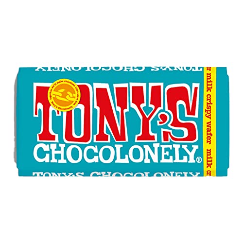 Tony's Chocolonely Milk Crispy Wafer Fairtrade UK 180g