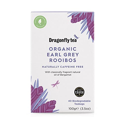 Dragonfly Earl Grey Organic Rooibos Tea 40 Tea Bags