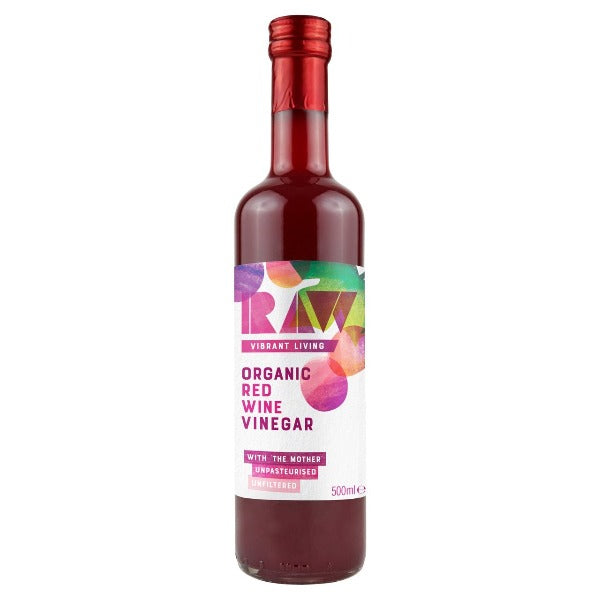 Raw Health Red Wine Vinegar with the Mother Organic 500ml