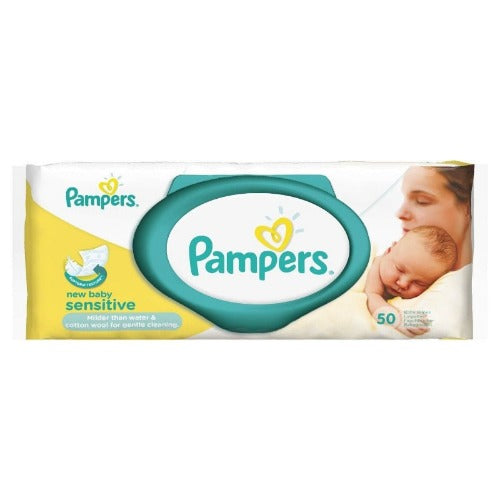 Pampers New Baby Sensitive Baby Wipes x 50 Wipes