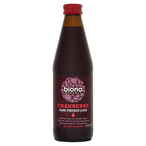Biona Organic Cranberry Pure Pressed Juice 330ml