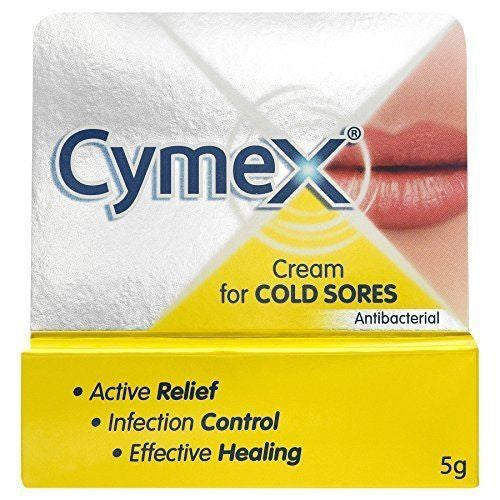 Cymex Cream for Cold Sores Antibacterial 5g Cymex