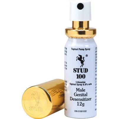 Image of Stud 100 Desensitizing Spray For Men 12g bottle with HealthPharm.co.uk