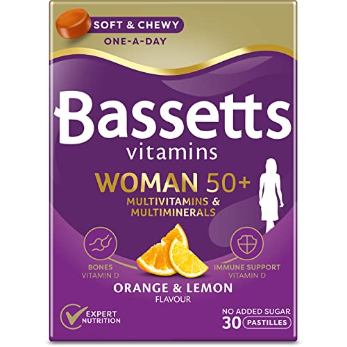 Bassett's Vitamins Woman 50+ Multi-Vitamins & Multi-Minerals Orange & Lemon Flavour