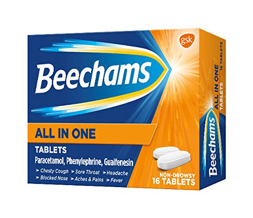 Beechams All in One Cold and Flu Tablets 16 each