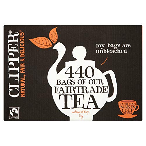Clipper Fairtrade Everyday One Cup Teabags 1kg (440 Teabags)