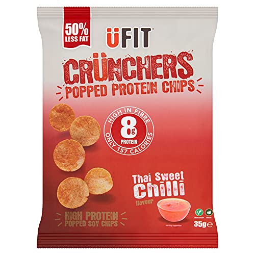 UFIT Crunchers High Protein Popped Chips - Thai Sweet Chilli 35g