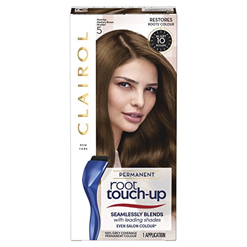 Clairol Root Touch-Up Permanent Hair Dye 5 Medium Brown Full Coverage and Easy Application 50ml