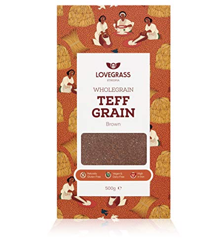 Lovegrass Ethiopia Wholegrain Brown Teff Grain 500g