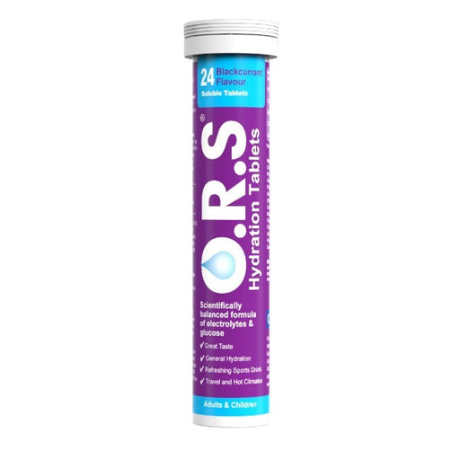 O.R.S Hydration Electrolyte Tablets Blackcurrant Tube of 24