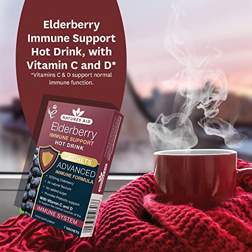 Natures Aid Elderberry Immune Support Hot Drink