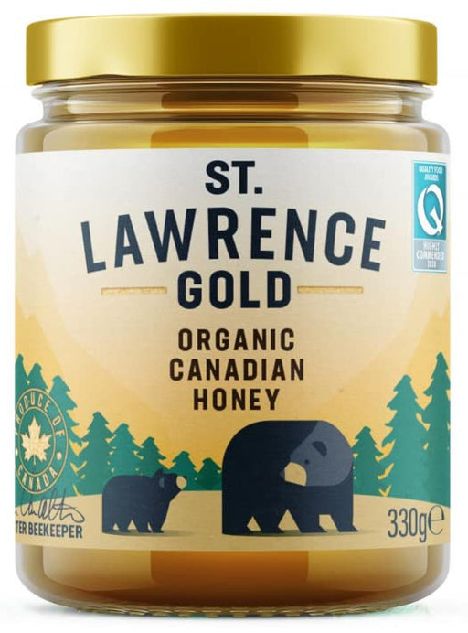 St Lawrence Gold Organic Pure Canadian Honey 330 g