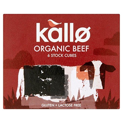 Kallo The Original Organic Beef Stock 6 Cubes 66g