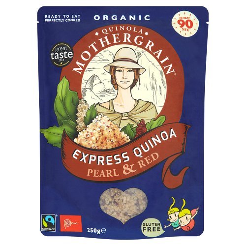 Quinoa Mothergrain Ltd Organic/Fairtrade Express Quinoa Pearl & Red 250g