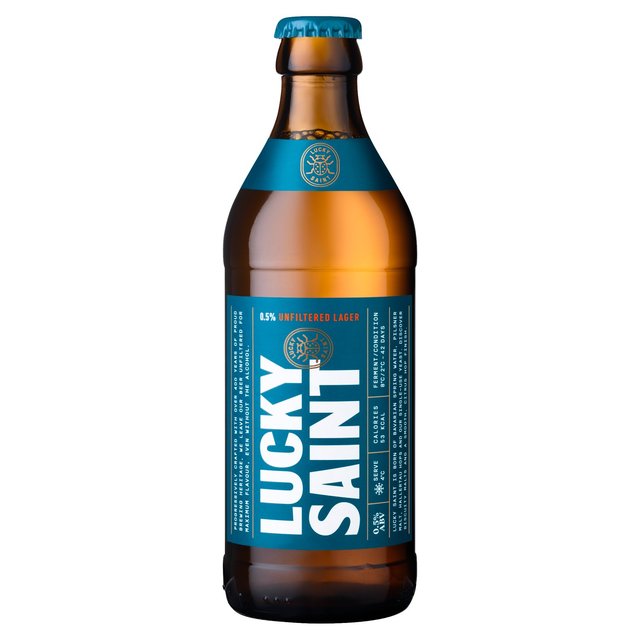 Lucky Saint Unfiltered Alcohol Free Lager 330ml