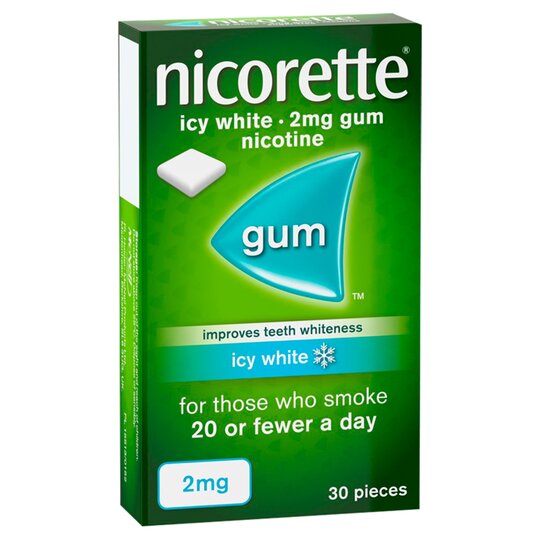 Nicorette Chewing Gum Icy White 2mg