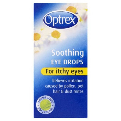 Optrex Soothing Eye Drops for Itchy Eyes 10ml Optrex