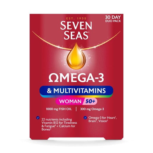 Seven Seas Omega 3 & Multi-Vitamins Day Duo Pack Woman 50+ 60