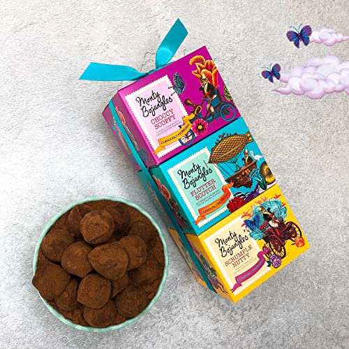 Monty Bojangles Cocoa Dusted Truffles Gift Tower 300g