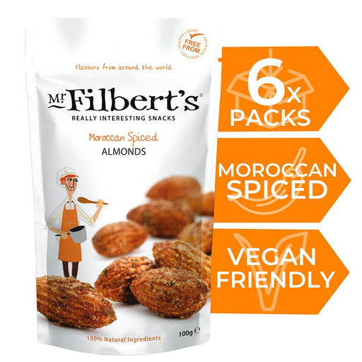 20% OFF Mr Filberts Moroccan Spiced Almonds 100g 