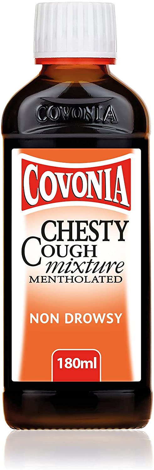 Covonia Chesty Cough Mixture Mentholated 180ml