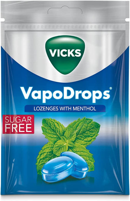 Vicks Vapodrops Classic Sugar Free Vegan Lozenges 72g