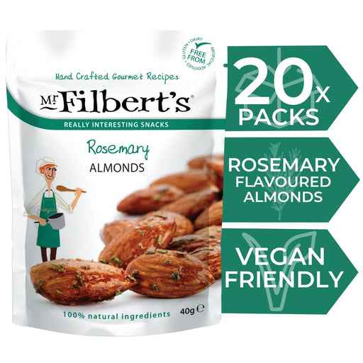 20% OFF Mr Filberts Rosemary Almonds 40g 