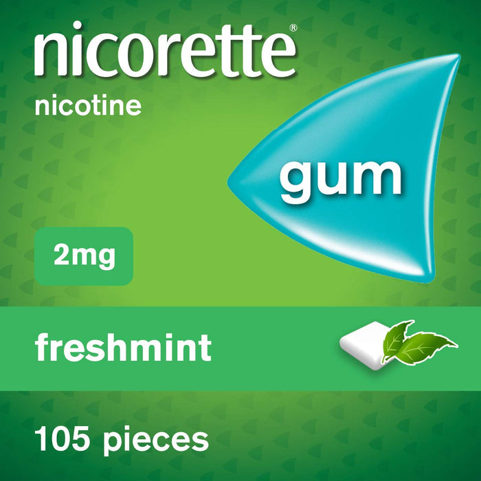 Nicorette Freshmint Flavour Chewing Gum