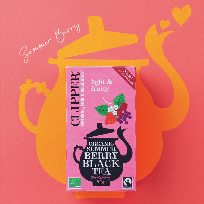 Organic Summer Berry Black Tea 20 Bags