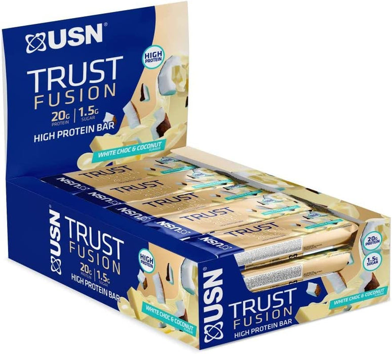 USN Trust Fusion High Protein Bar 15 x 55g