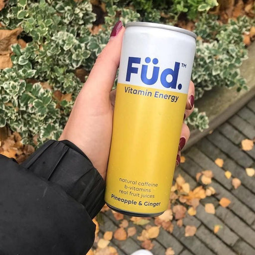 Fud VIT Energy Drink Pineapple/Ginger 250ml - 12 Count