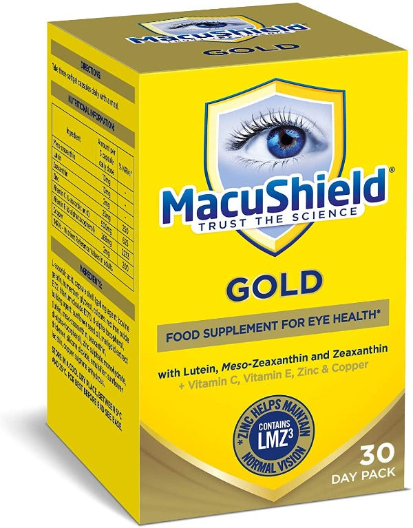 MacuShield® Gold Food Supplement 90 Capsules | Eye Health