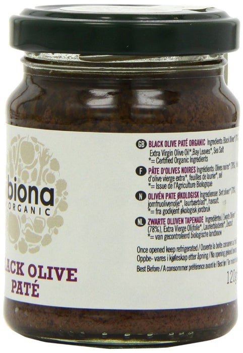 Biona Organic Black Olive Paté 120g