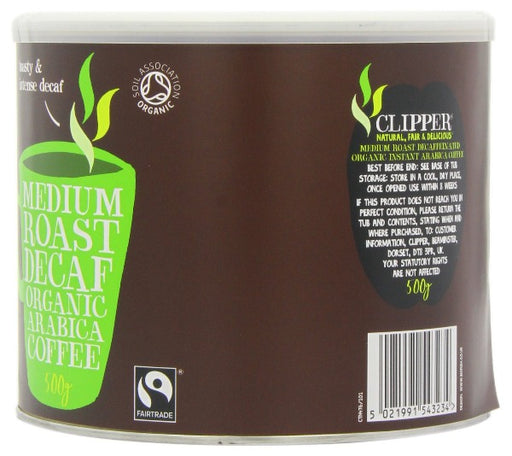 Clipper Organic Decaf Medium Roast Arabica Coffee 500g
