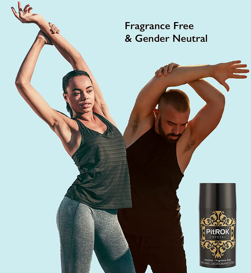 PitRok Crystal Natural Deodorant Stick Fragrance Free 100g PitRok