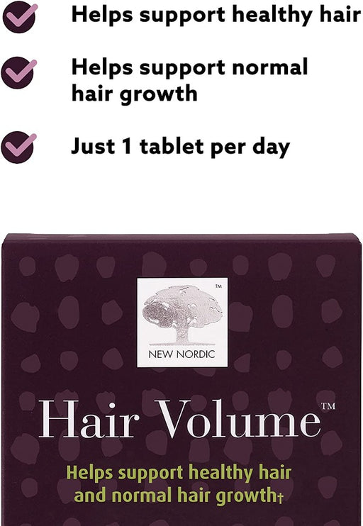 New Nordic Hair Volume Food Supplement | 90 Tablets