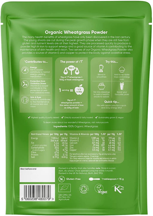 Naturya Organic Wheatgrass Powder 200g