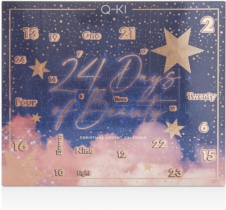 Q-Ki 24 Days Of Beauty Advent Calendar 2022, 24 Pieces