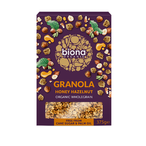 Biona Organic Honey Hazelnut Granola 375g