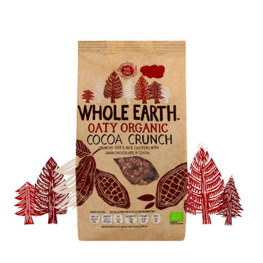 Whole Earth Oaty Organic Cocoa Crunch 375g