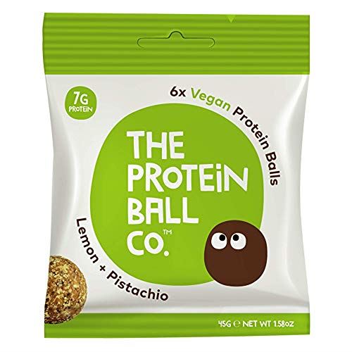 The Protein Ball Co Vegan Protein Balls Lemon & Pistachio 10x45g