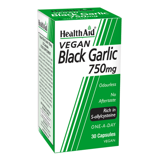 HealthAid Black Garlic Capsules 750mg 30 Capsules