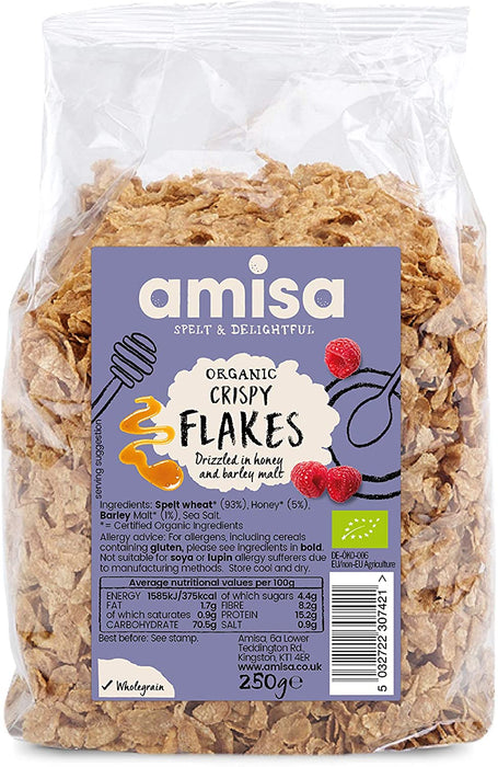 Amisa Organic Spelt Crispy Flakes 250g