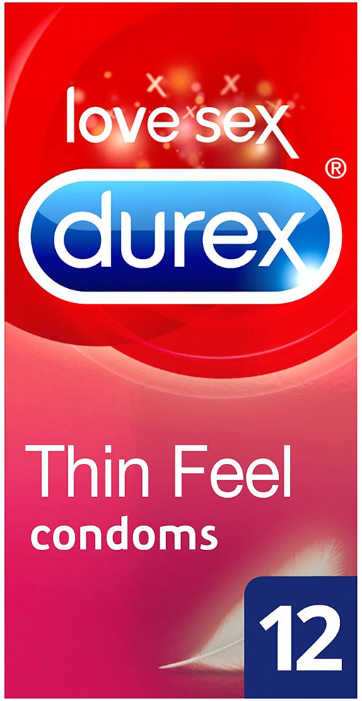 Durex Thin Feel Condoms Pack of 12 Durex