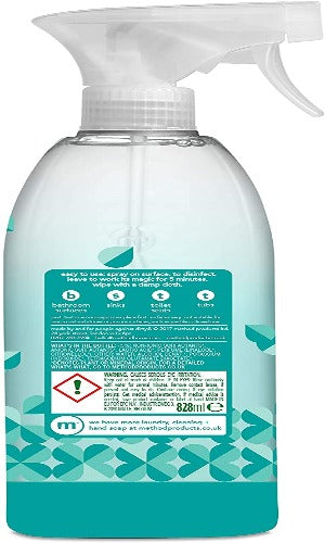 Method Anti-Bac Bathroom Cleaner Watermint 828ml