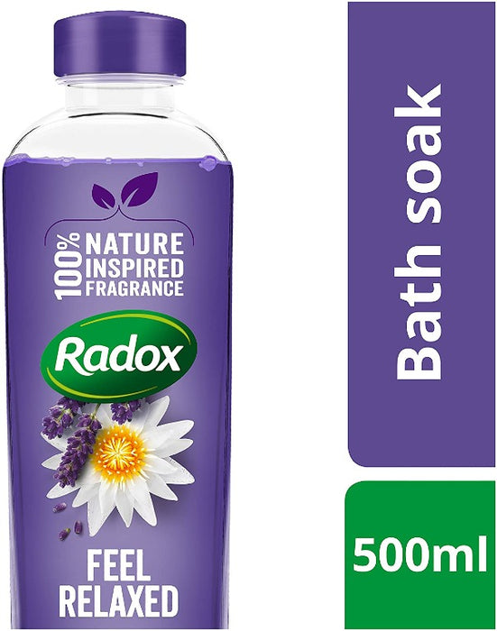 Radox Relax Bath Soak with Lavender & Waterlily 500ml