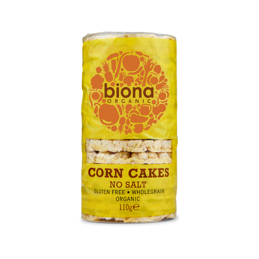 Biona Organic Corn Cakes - No Salt 110g