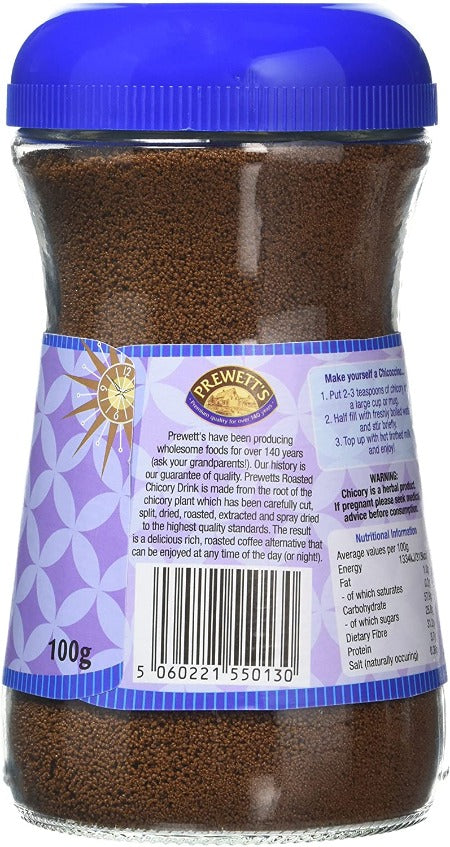 Prewetts Roasted Instant Chicory Drink 100g